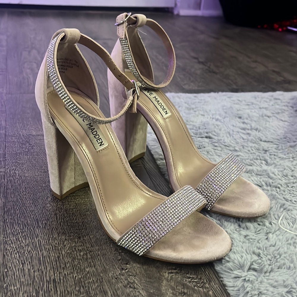 Steve Madden bedazzled heels